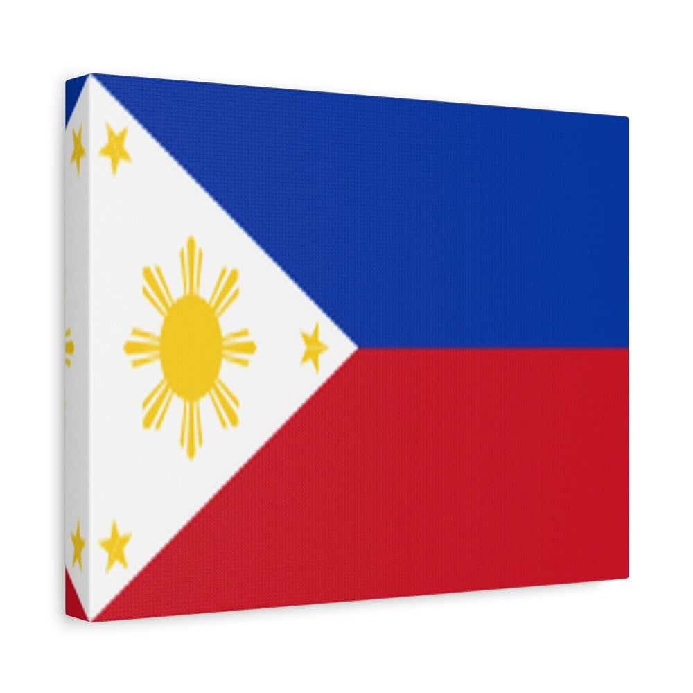 Philippines Country Flag Canvas Vibrant Wall Art Unframed Home Decor